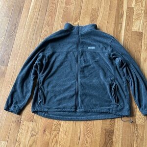 Columbia Charcoal Full-Zip Fleece Jacket